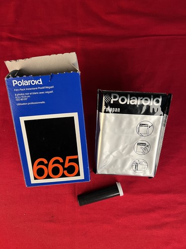 New  Polaroid 665 Professional 8 Instant Film Black & White ISO 80 Refrigerated - Picture 2 of 5