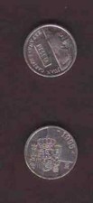BP06 Münze SPANIEN 1995 1 PESETA JUAN CARLOS