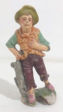 71337 Pastorello Presepe - Statuina in cartapesta - Viandante - 9 cm