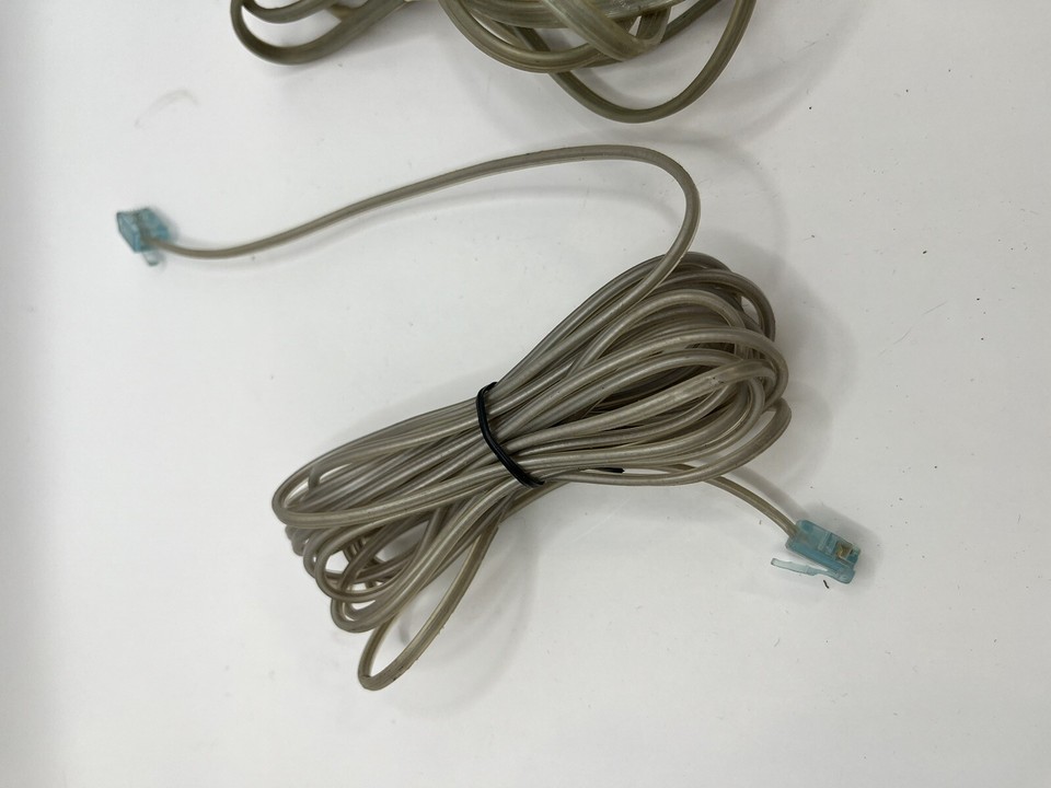 Telephone Line Cord Cable Wire RJ11 DSL Modem Fax, Phone to Wall - Gray ...