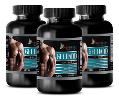 Testosterone booster men - GET HARD PILLS 3B - maca extract powder