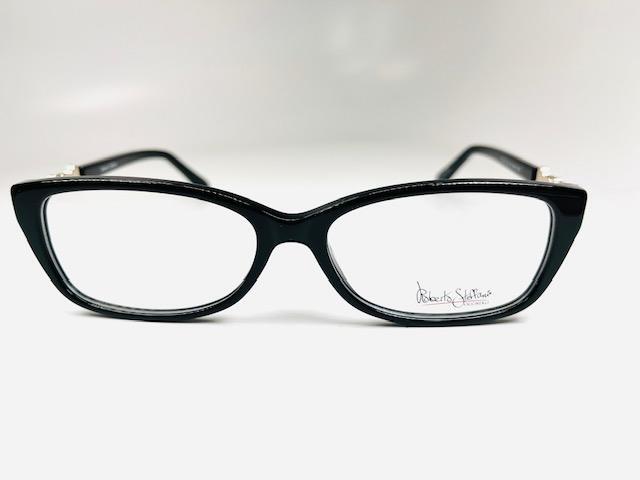 New Roberto Steffani RSS-152 Onyx & Gold Eyeglasses with  display picture 3