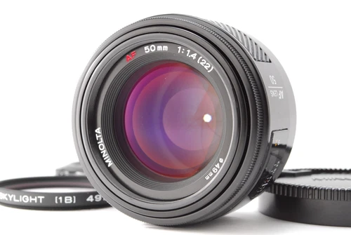 【NEAR MINT】 Minolta AF 50mm F/1.4 Lens For Sony A Alpha Mount from JAPAN M62
