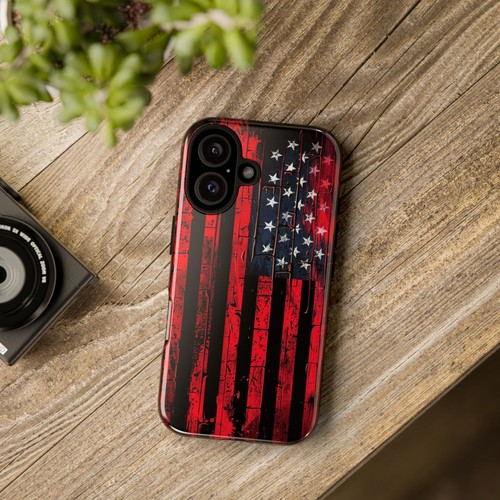 iPhone/Galaxy/Google Rugged American Flag Neon Colors Patriotic Tough Phone Case - Picture 23 of 274