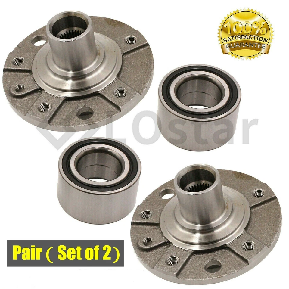 Pair(2) Front Wheel Hub & Bearing Assembly SAAB 900 / 9-3 SATURN L SERIES SEDAN - Image 2 of 3