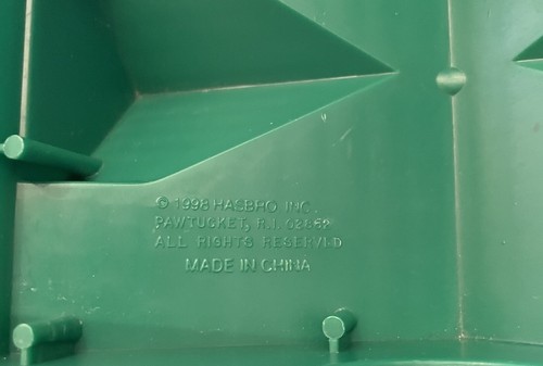 Lincoln Logs Tetto Ricambio Parte Plastica Verde M-7328-2 Giocattolo 1998 Hasbro (B) - Foto 5 di 7
