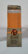 New Package of 10 Empire Berol Eagle Pencils - # 2 -USA - No Rainforest Wood