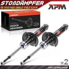 2x Stoßdämpfer Gasdruck Hinten für Toyota Paseo Cabriolet L5 1.5L Starlet P8 P9