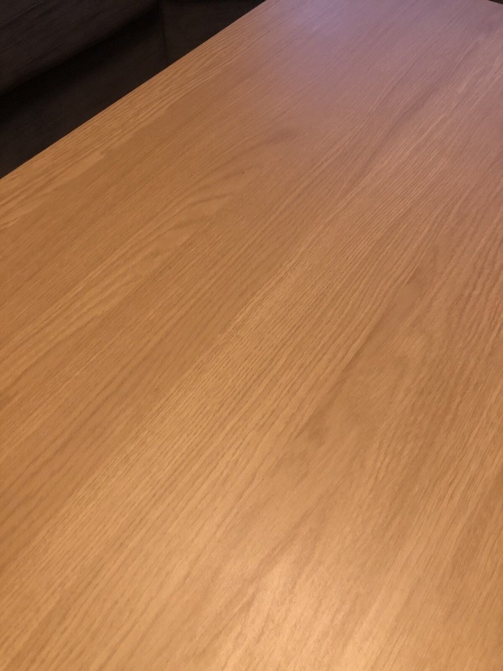 IKEA Lack Coffee Table Oak With Shelf eBay