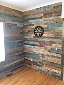 Reclaimed Wood Accent Wall Planks Diy Modern Farmhouse Decor Image Is Loading Reclaimed Wood Accent Wall Planks Diy Modern