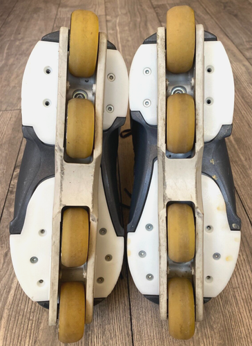SALOMON VINNY MINTON Aggressive Inline Skates 56mm Gray White size US 12 RARE - Picture 17 of 18