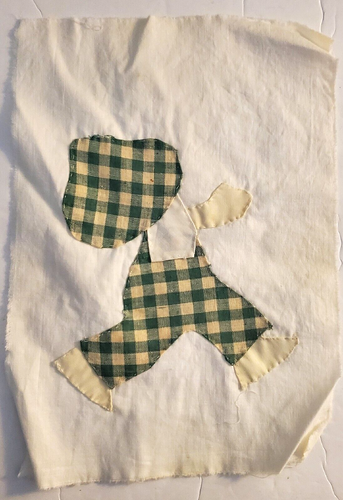 26 Quilting Blocks Unfinished Vintage Little Dutch Girl & Boy Hand Stitched - Picture 19 of 24