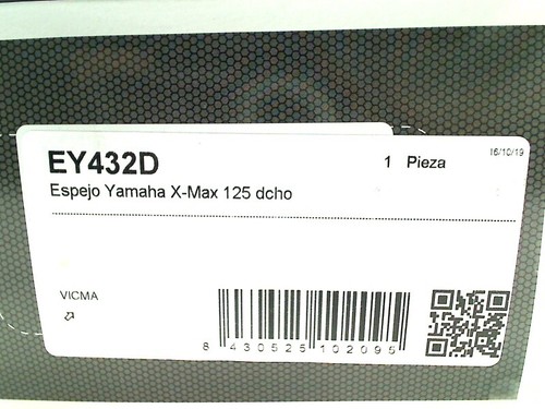 EY432D rétroviseur droit pour YAMAHA YP 125 R X-MAX 2008-2016 2016 neuf 100168 - Photo 4/5
