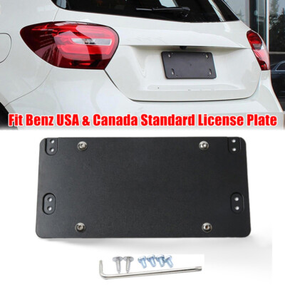 Model Rear License Plate Tag Holder Mounting Bracket&Screw Fit For Mercedes-Benz