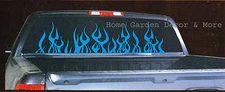 BLUE FLAME Auto Car Truck SUV REAR Back Window Tinted Tint Film 20" x 64" Roll