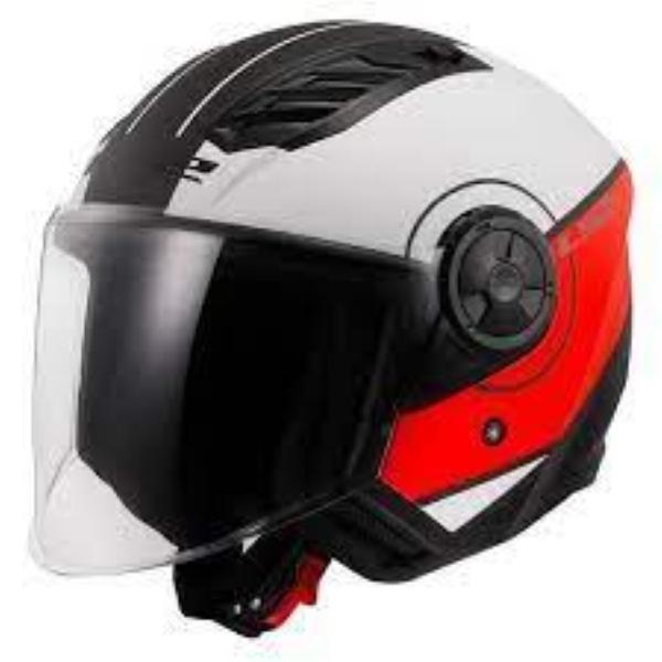 CASCO OF616 AIRFLOW II COVER MATT WHITE RED XXL