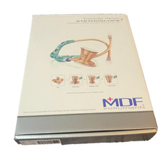MDF Instruments ProCardial Cardiology Stethoscope Titanium Adult Black Silver
