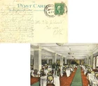 California Pico Heights Sta. Los Ang. 1916 numeral duplex  PPC (The Tea Room Bul