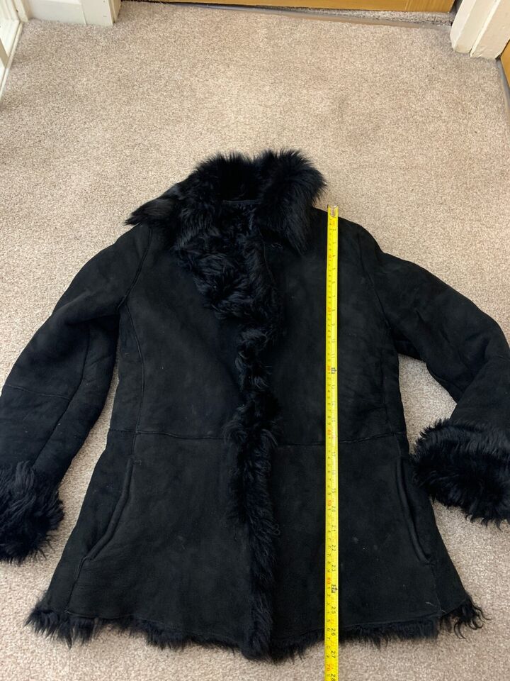 Whistles real sheepskin Toscana coat shearling fur jacket UK 8-10 EU36 ...