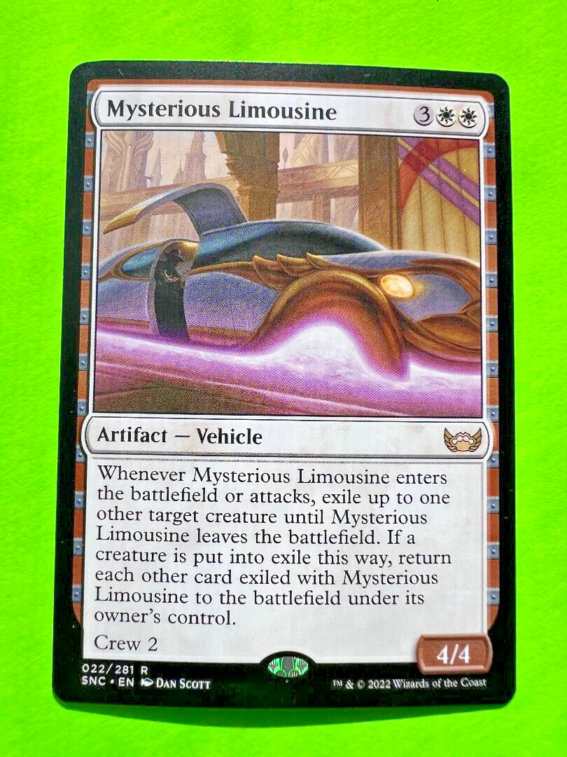 MTG Streets of New Capenna - Mysterious Limousine - Rare