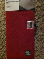 Harman Drying Mat Red 15 X 20 100% Microfiber Nip Harman Drying Mat Red 15 X 20 100% Microfiber Nip