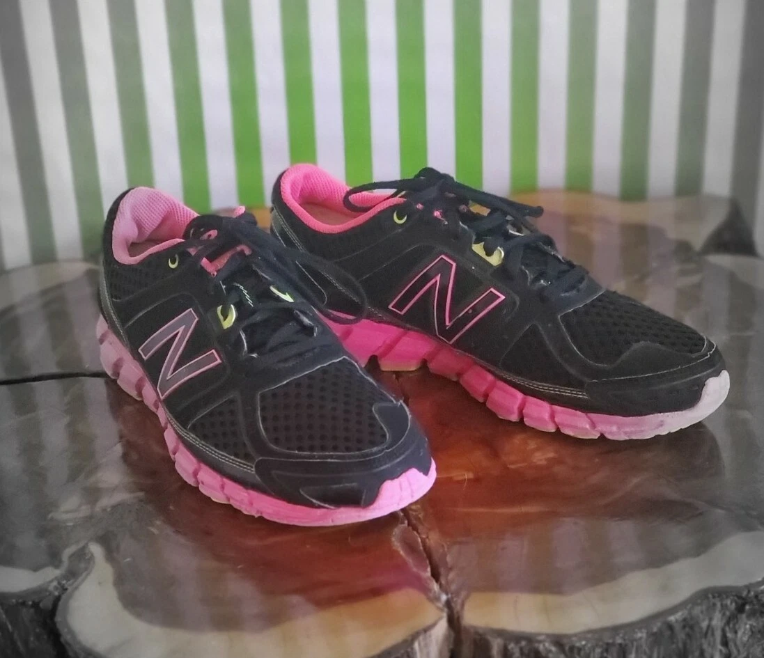 New Balance 750v1 Running Shoes Black Pink Womens 11 B Sneakers Made in USA