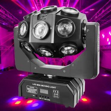 4 in 1 LED RGBW Moving Head Stage Lighting Beam Lamp DMX512 Xmas Party Disco DJ