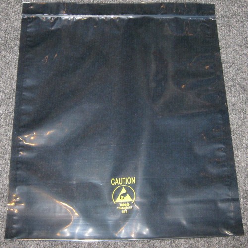 5 X Sacchetti Schermanti Statici con Guarnizione Chiudibile - 10" x 12" - 25 cm x 30 cm - 3 Mil - Foto 1 di 4