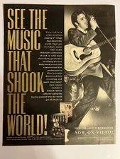 Vtg 1990s Elvis Presley Music Video Collection Ad, The Great Performances