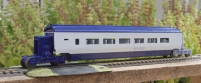 LK 3D TRAINS Voiture intermédiaire type EUROSTAR HO 1/87 sans bogie (compatible Jouef)