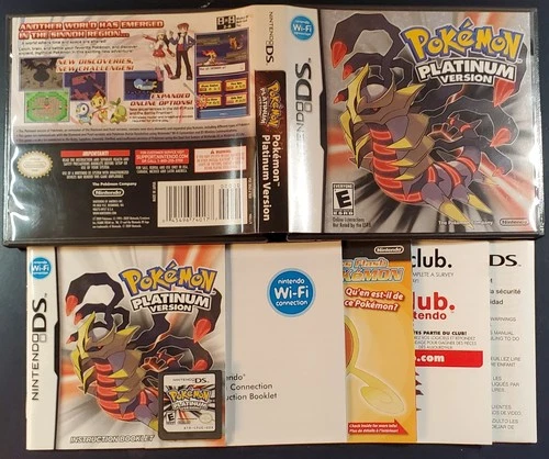 New ListingPOKEMON PLATINUM VERSION NINTENDO DS  **TESTED AND WORKS**