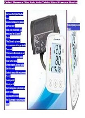 #ad #ad Elite Fully Auto Talk Blood Pressure Monitor Perfect Measure Helps sight impaire $57.33