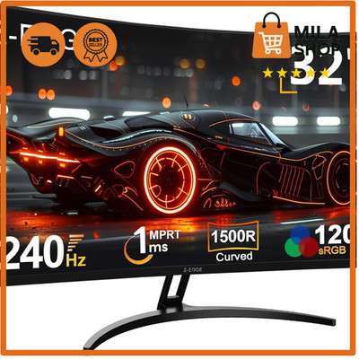 Curved Gaming Monitor 32 Zoll 240Hz 1ms VA Panel 1500R PC Bildschirm Gamer
