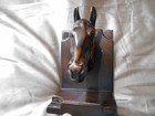 Vintage Metal Horse Nuart Bronzed Bookend ONE ONLY Horse FIgurine — photo 2