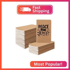 Oucaru 32PCS Mini Notebooks Bulk, Small Pocket Notebook, 3.5"x5.5" Blank