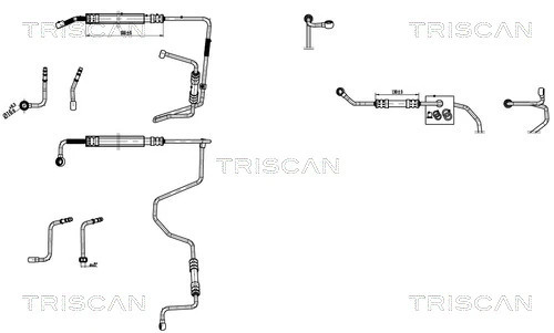 Hydraulikschlauch, Lenkung Triscan 8516 29075 Seat 6N1 422 893 N-image