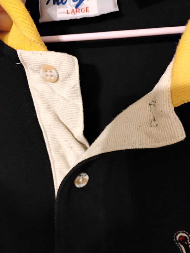 Men Lg Pittsburgh Pirates Shirt Polo All Star Game 1994 MLB Baseball Sngl Stitch - Image 4 of 4