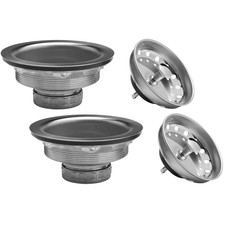 Glacier Bay Standard Post Sink Strainer in Stainless Steel 2-Pack