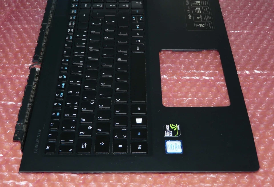 Handauflage Tastatur Deutsch Abdeckung Gehäuse Acer Aspire V15 Nitro VN7-592G - Bild 4 von 4