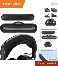 Large Headphone Headband Cover Pad Set Faux Leather Compatible with Various...