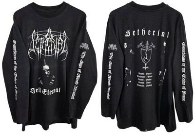 1999 SETHERIAL Hell Eternal Vintage Long Sleeves Shirt Reprint  TU598