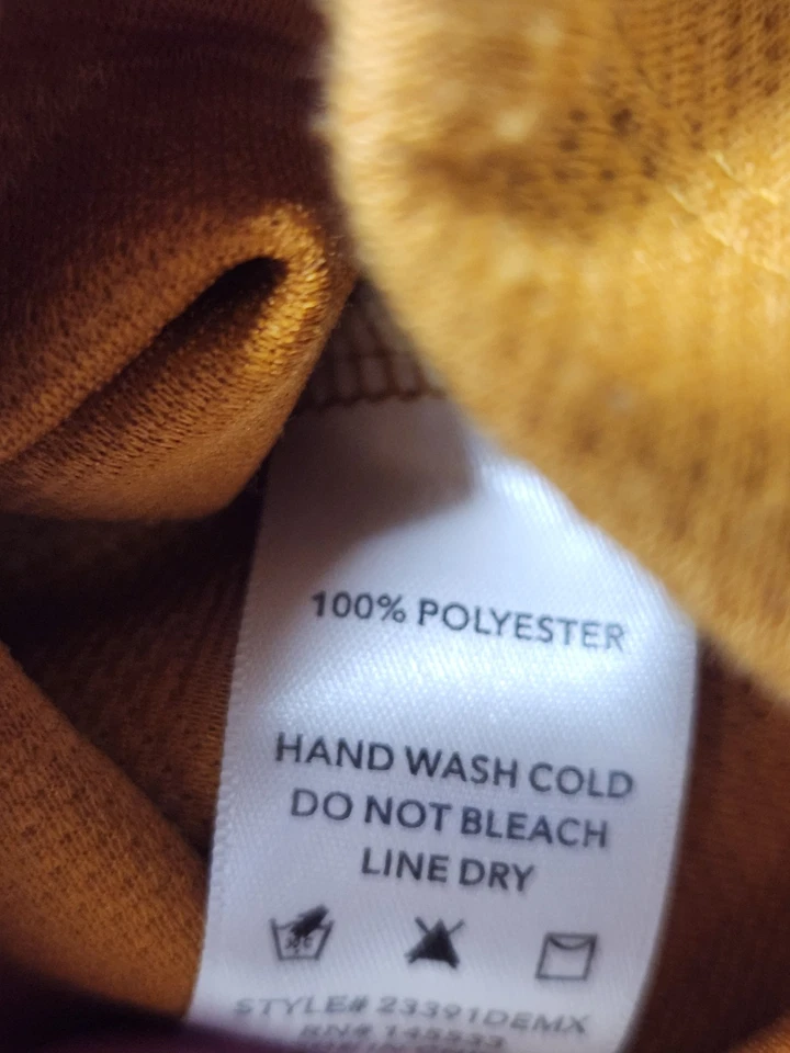 Suéter para mujer Anthropologie W5 mostaza lunares texturizados talla XL Foto 3 de 3