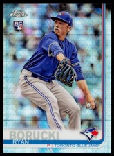 2019 Topps Chrome Ryan Borucki 187 Refractor RC Toronto Blue Jays