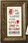 Lizzie Kate BREAKFAST IN BED Cross Stitch Chart Leaflet ONLY from Boxer Kit — photo 1
