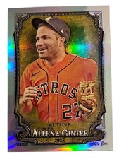 Topps 2024 Allen & Ginter Baseball Jose Altuve Houston Astros Refractor #29