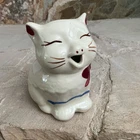 Puss in Boots 1930s Shawnee USA Pottery Hand Painted Kitty Cat Creamer 5"H