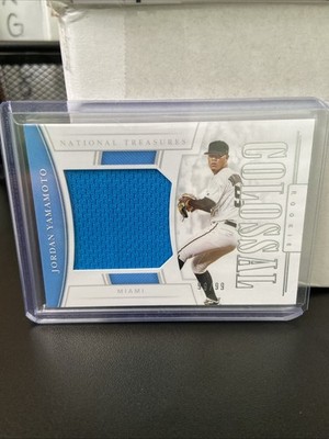 2020 Panini National Treasures Rookie Colossal Jordan Yamamoto #RCM-JY /99