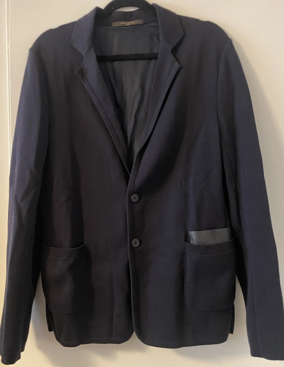 Louis Vuitton Blue Coats, Jackets & Vests Cotton Outer Shell for