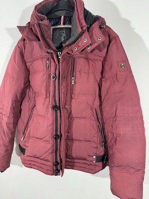 MILESTONE Herren Daunenjacke Steppjacke  Gr. 50 Bordeaux