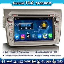 Android 14 Alfa Romeo Mito Autoradio  Navigatore CarPlay DVD 64GB Stereo BT 5.0